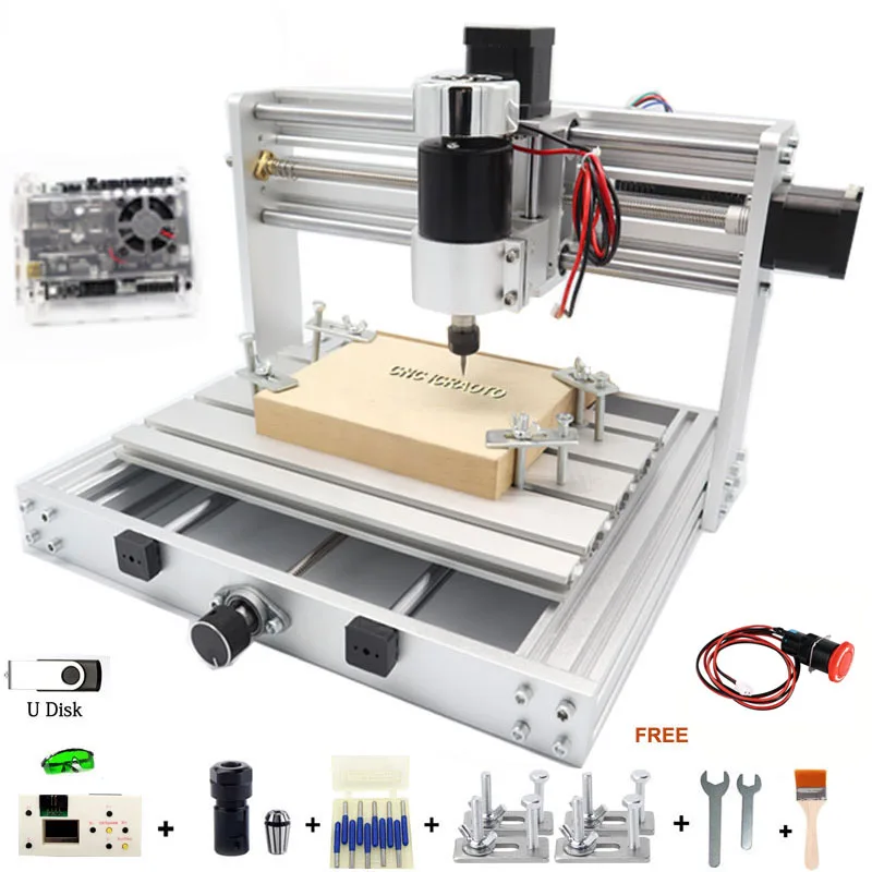 Cnc 3018 Pro Max Metal - CNC 3018 Pro Max โลหะแกะสลักเครื่อง GRBL