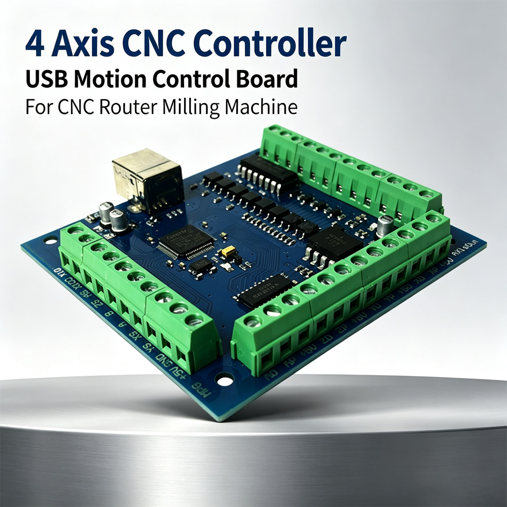 การ์ดควบคุมเครื่องจักร CNC แบบ - Mach3 Usb Cnc Controller 4 Axis 100Khz บทวิจารณ์และราคา