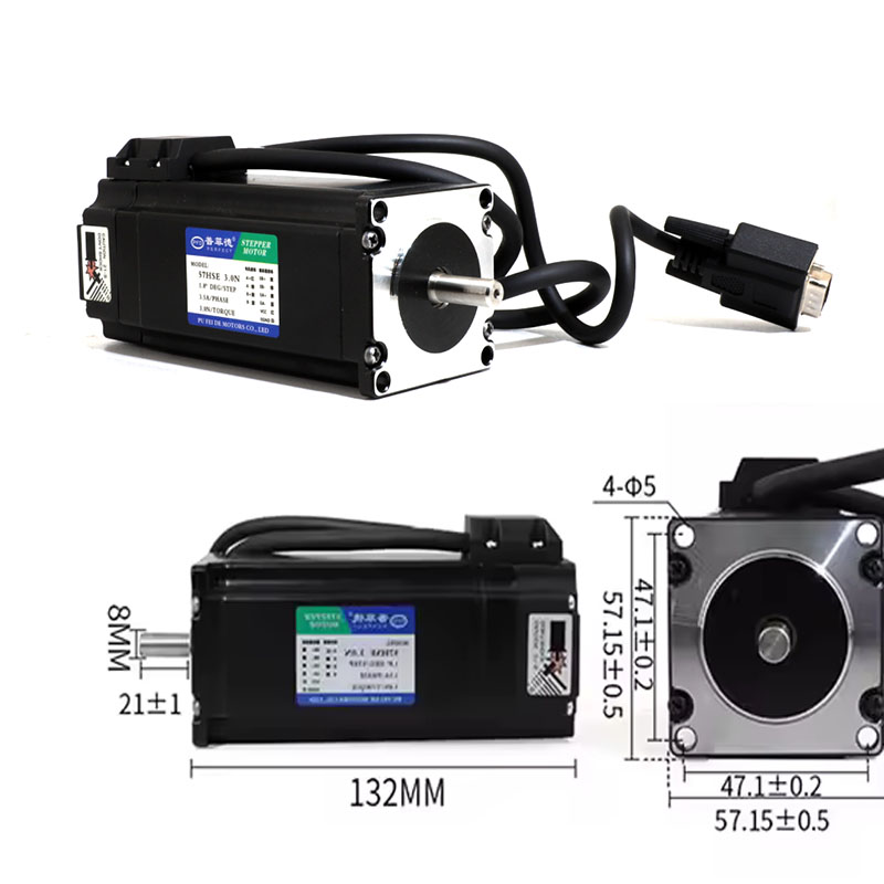 มอเตอร์สเต็ปเปอร์แบบวงปิด 4 แก - Nema 23 Closed Loop Stepper Motor Driver Kit บทวิจารณ์และราคา