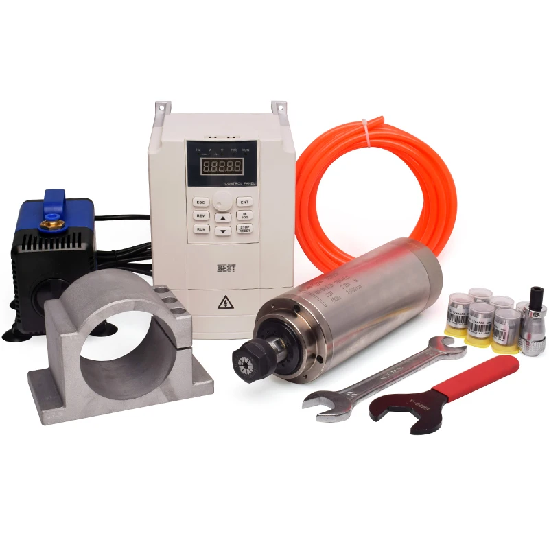 ชุดแกนมอเตอร์ GDZ ราคาประหยัด  - 2.2Kw Water Cooled Spindle Kit Vfd บทวิจารณ์และราคา