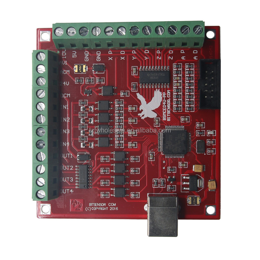 บอร์ดควบคุมการเคลื่อนที่ CNC U - Mach3 Usb Cnc Controller 4 Axis 100Khz บทวิจารณ์และราคา